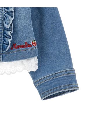 giacca in denim blu MONNALISA KIDS | 39G104RU70170062